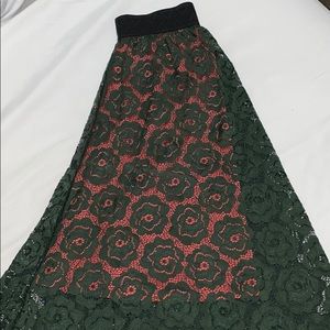 LuLaRoe Lace Lola skirt